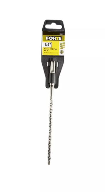 BROCA PARA CONCRETO SDS PLUS 1/4" (6 mm) X 8" (200 mm) FORTE